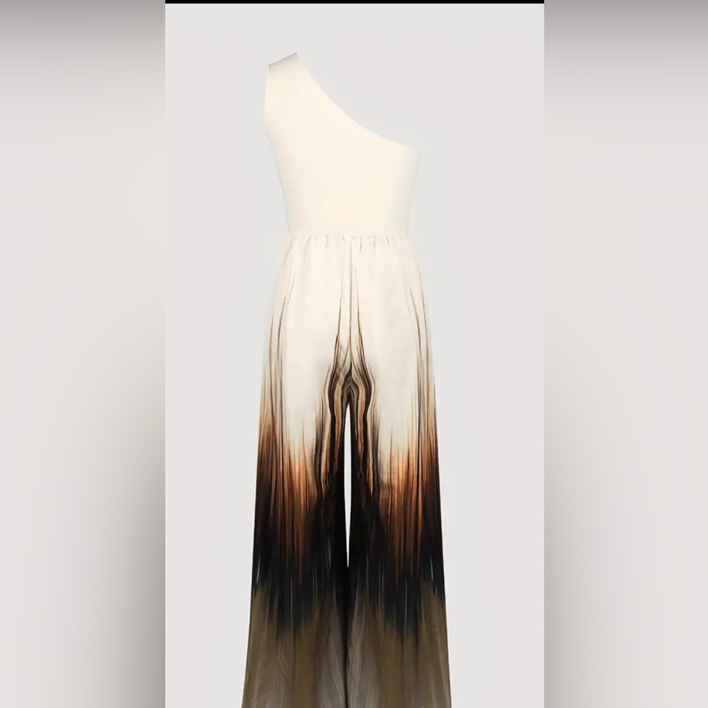 One Shoulder Jumpsuit - Picture 2 of 4